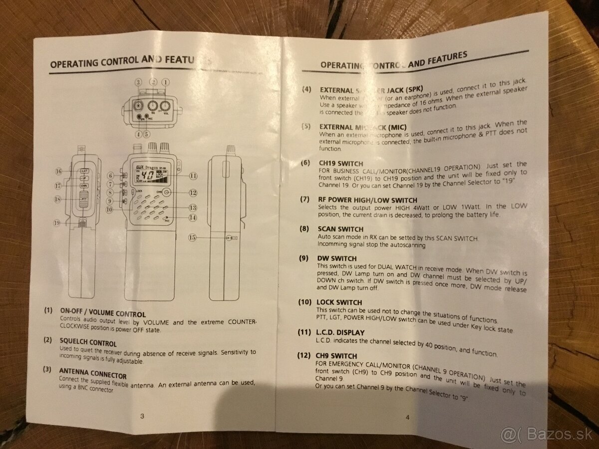 CB VYSIELAČKY 2ks-Dragon SY-101 - 4