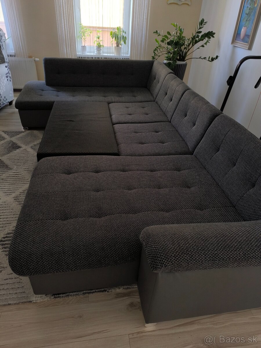 Predám sedaciu súpravu + taboretku - 4