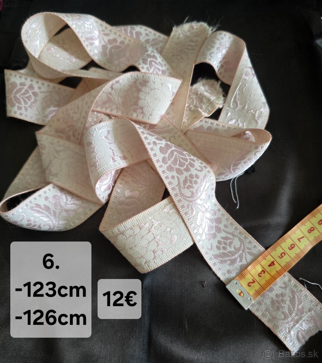 Stary kroj stuhy čepce zápästky - 4