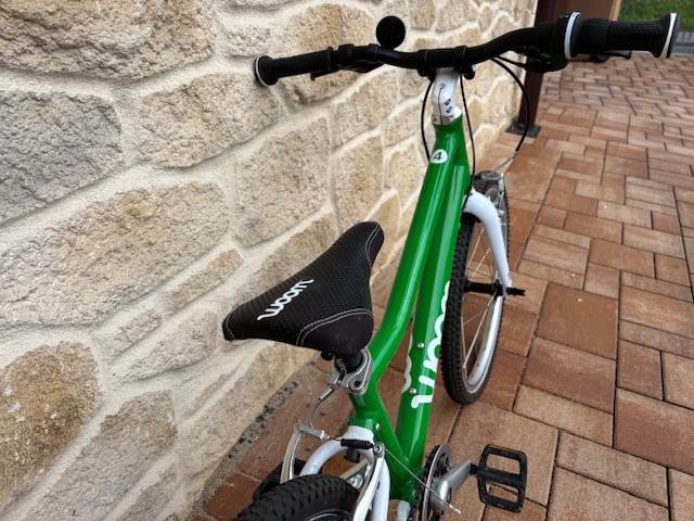 WOOM 4, 20", zelený + Trax PRO ťažné lano - 4