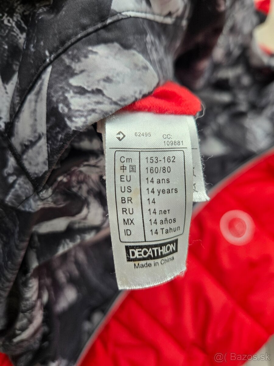 Zimná bunda Wedze 153-162cm obojstranná - 4