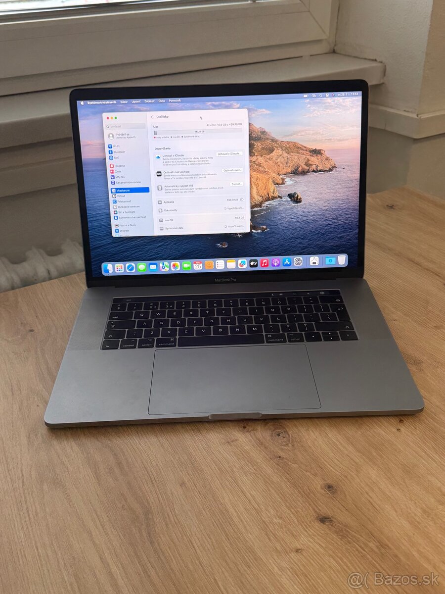 Dobrý deň Ponúkam na predaj MacBook PRO 15 2017 512GB SSD - 4