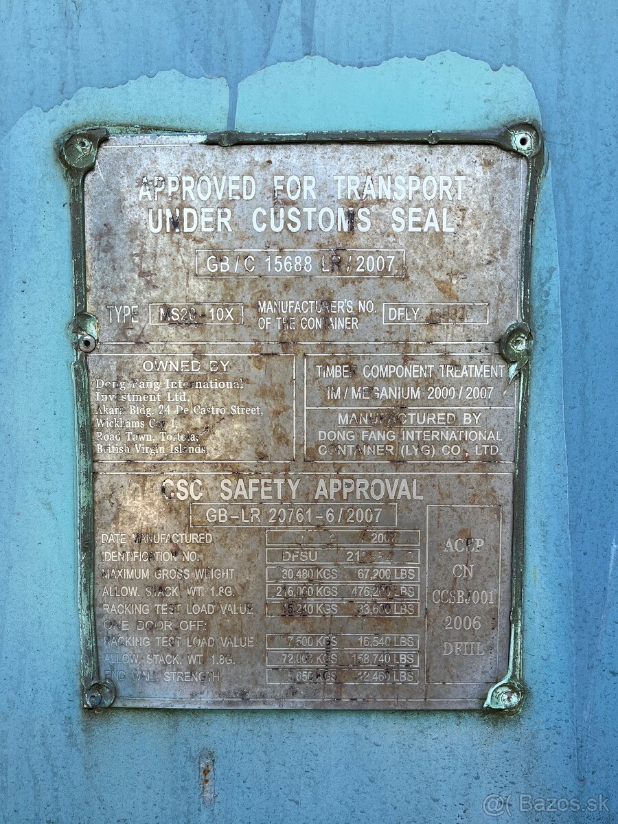 LODNÝ ŽELEZNÝ KONTAJNER - 4