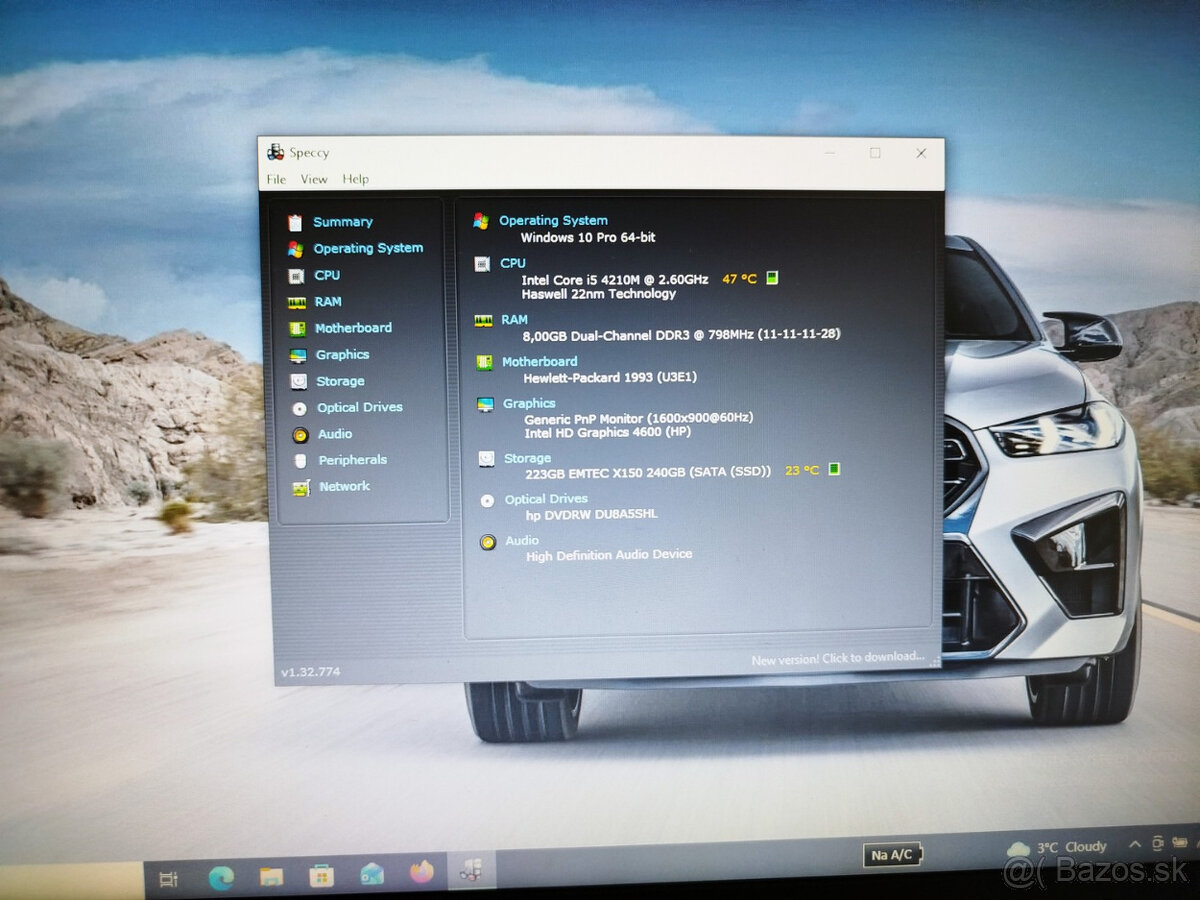 notebook HP ProBook 640 G1 - Core i5, 8GB, 256B SSD, W10 - 4