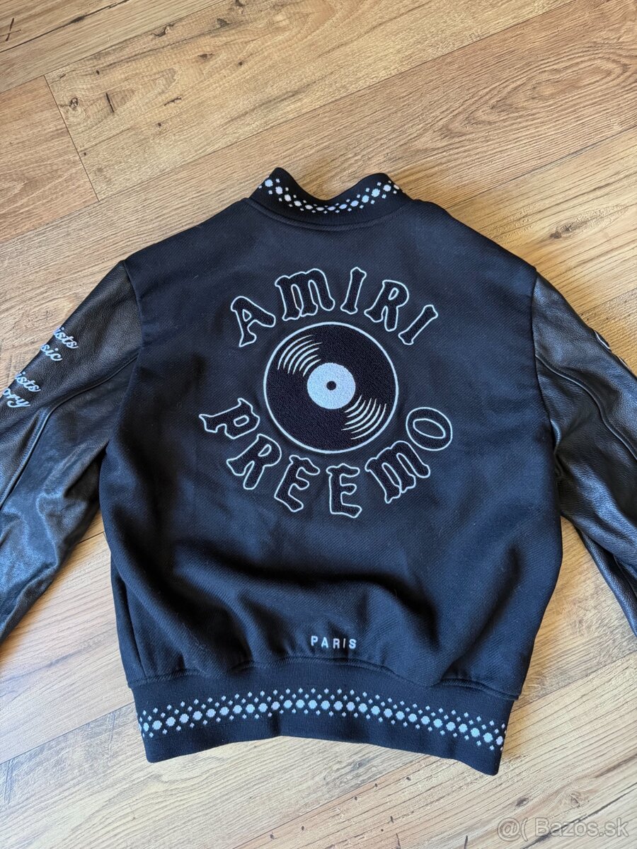 Amiri x DJ Premier Black Varsity Jacket - 4