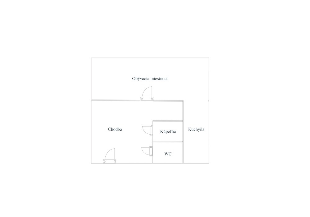 Rezervované - Jednoizbový byt na predaj, Vráble - 4