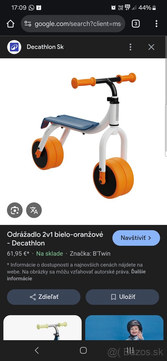 Odrážadlo 2v1 BTWin - 4