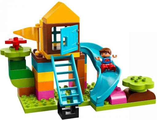 LEGO DUPLO VELKY BOX + LEGO VLACIK - 4
