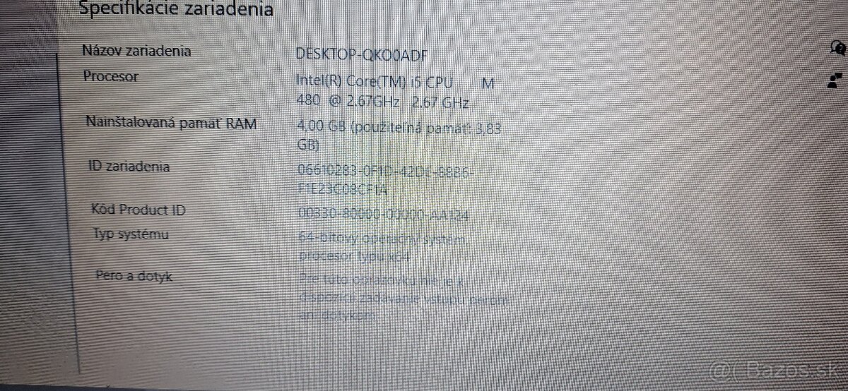 Predám starši notebook - 4