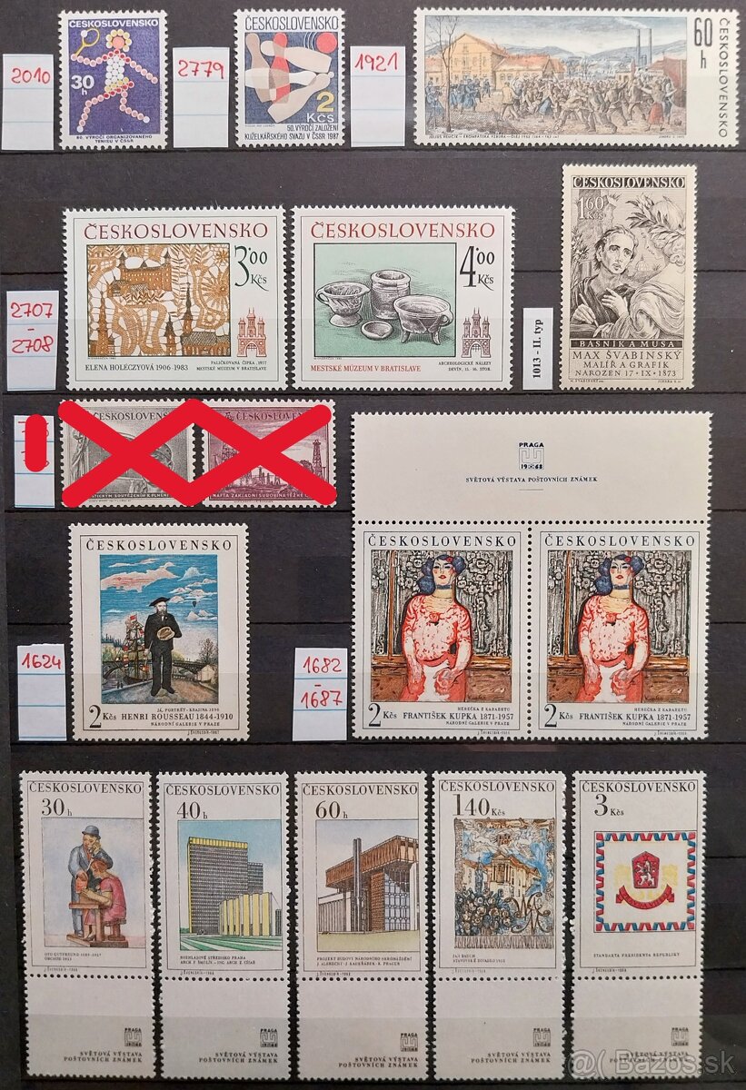 Známky ČESKOSLOVENSKO – 2 - 4