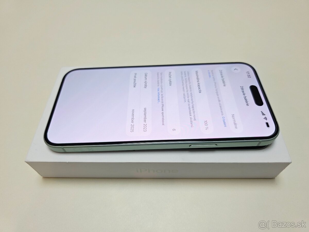 APPLE IPHONE 15 PLUS 128GB ,BATERKA 100%,ZÁRUKA - 4