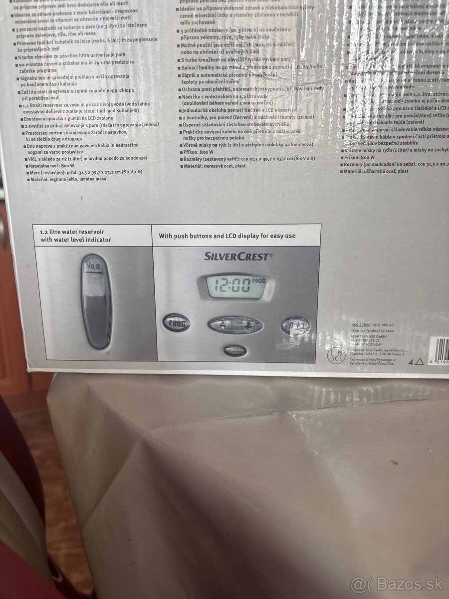 Prístroj na parné dusenie - 4