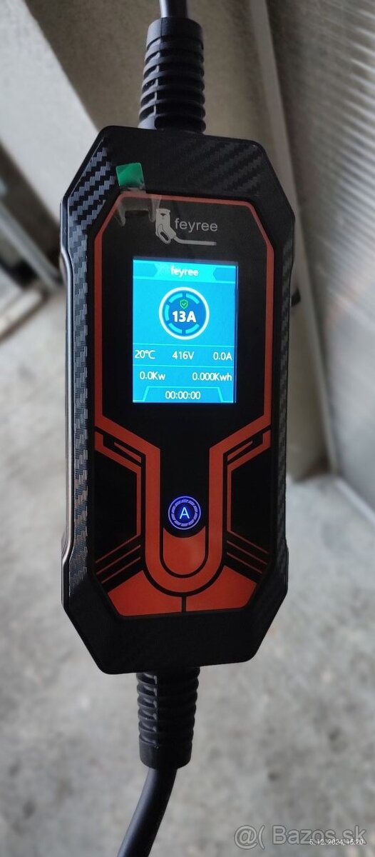 11KW TYP2 nabíjačka - značkový nabíjací kábel 3 fázy