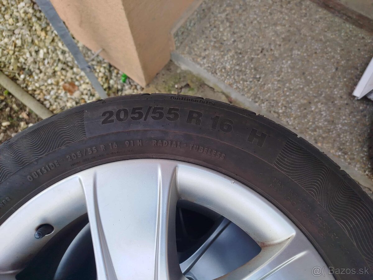 ALU KOLA ORIGINAL ŠKODA OCTAVIA 2 - 205/55 R16 - 4