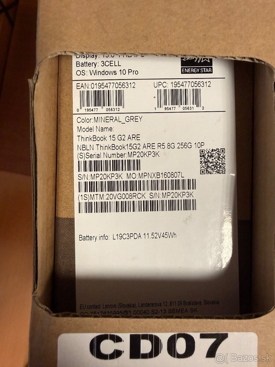 Notebook Lenovo ThinkBook 15 G2 ARE - 4