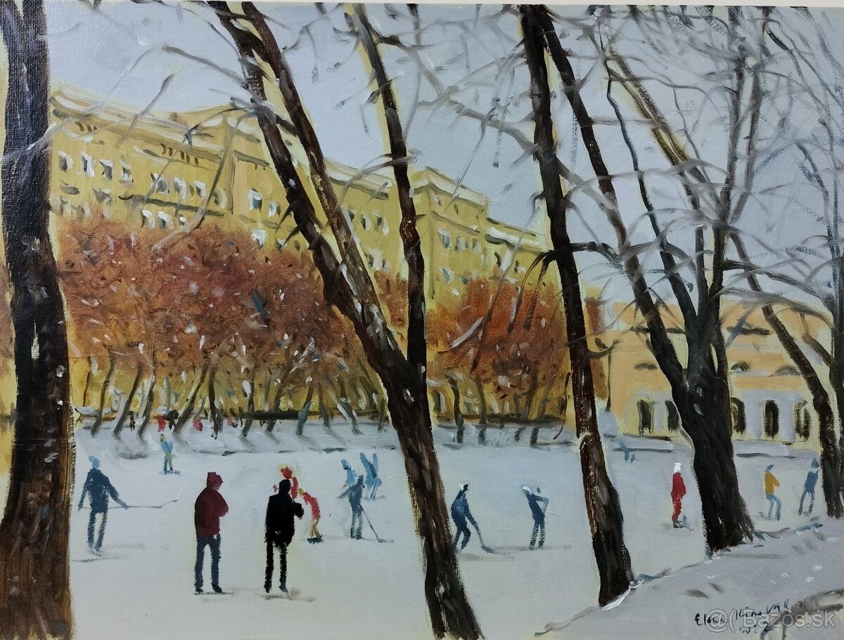 Olejomaľby,kombinované techniky - Elena Petrova Kinovar II - 4