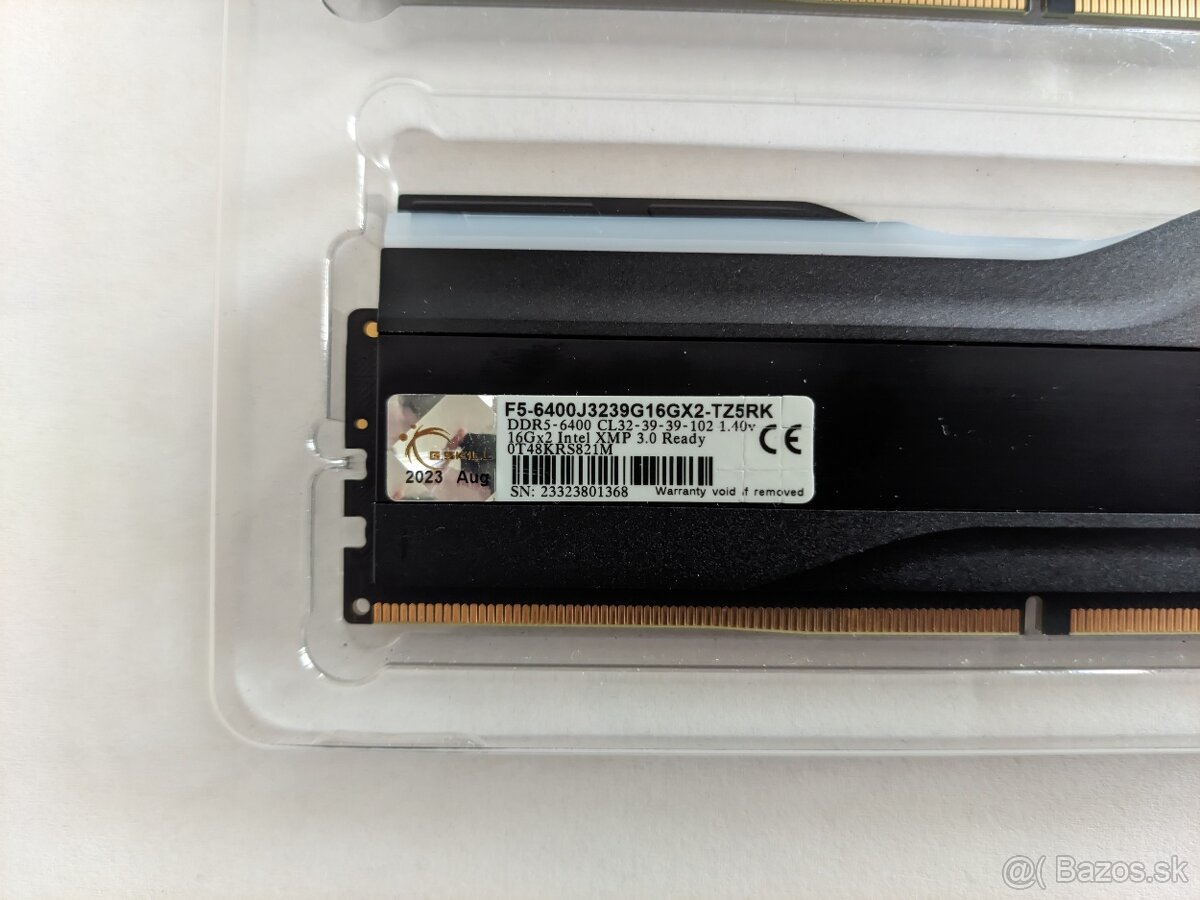 G.SKILL Trident Z5 RGB DDR5 32GB KIT (2x16) 6400 CL32 - 4