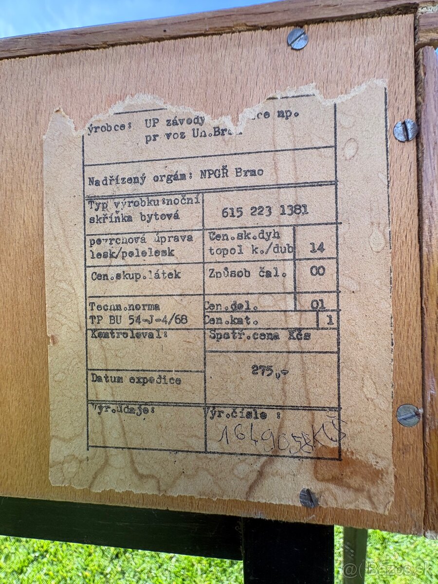 Nočný stolík retro - 4