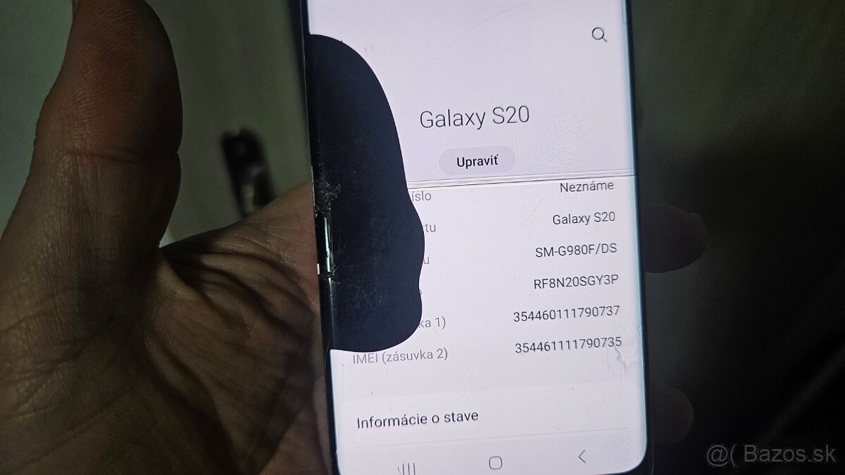 Samsung Galaxy S20 - prasknutý lcd - 4