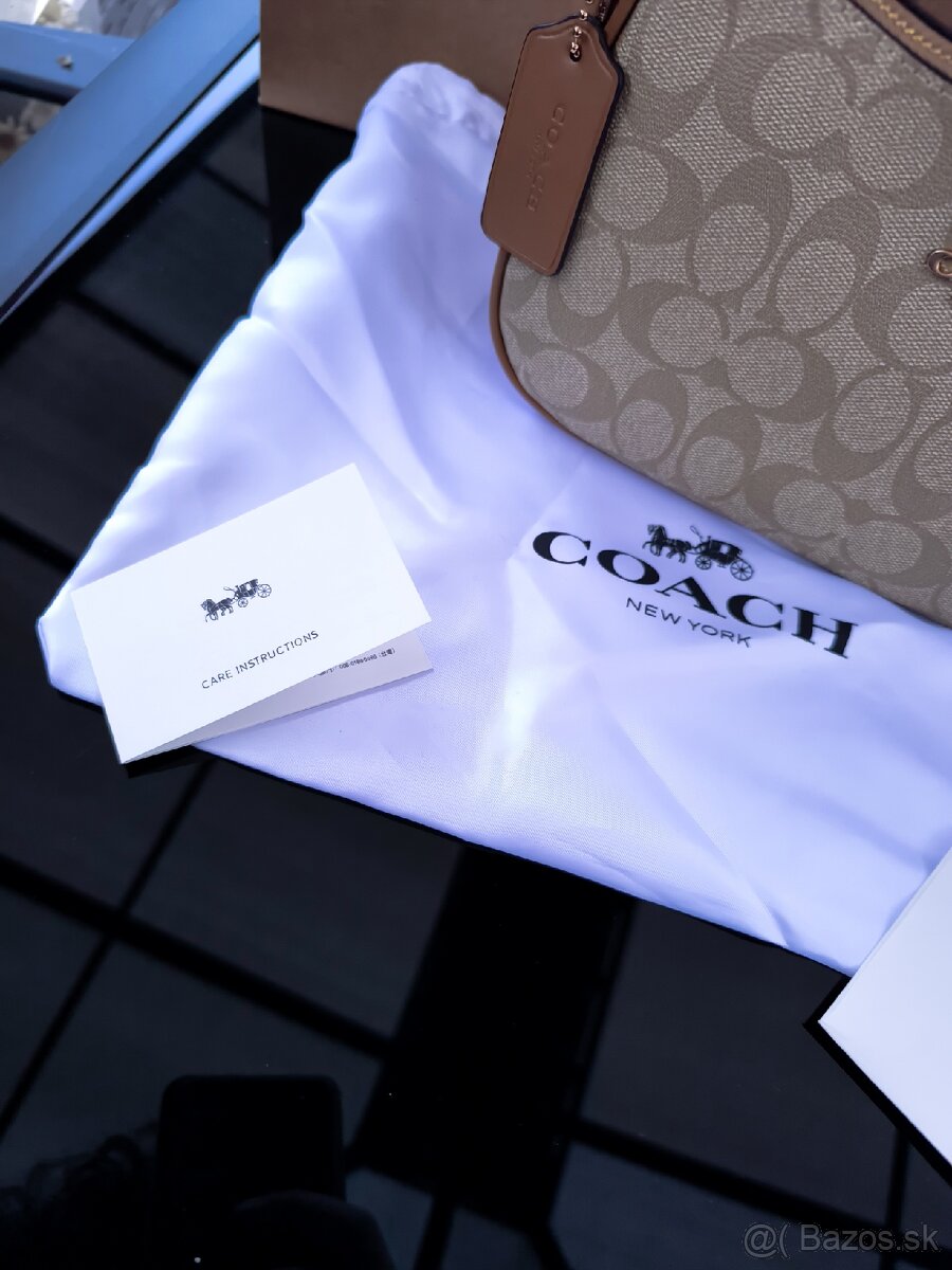 Coach kabelka hnedá - 4