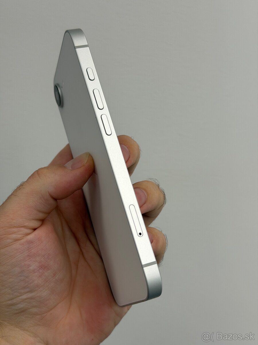 Predám Apple iPhone 16e White 128GB Black– top stav - 4