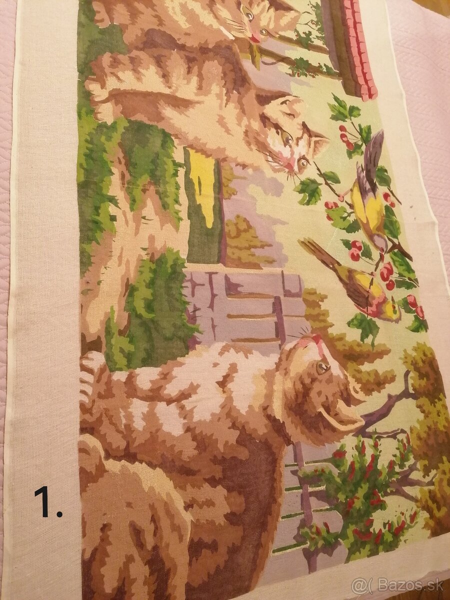 Predlohy na vyšívanie - mačiatka. - 4