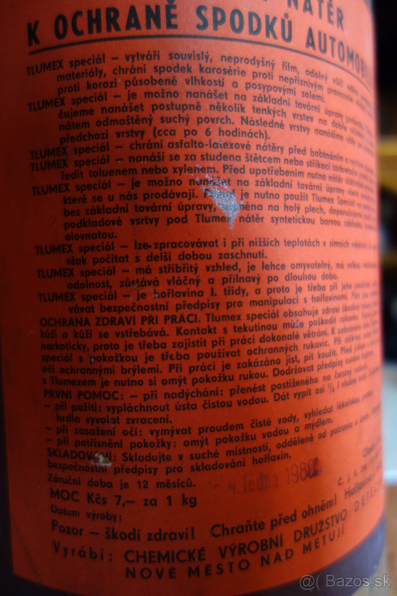 Tlumex - original balenie z r 1989, nepouzite - 4