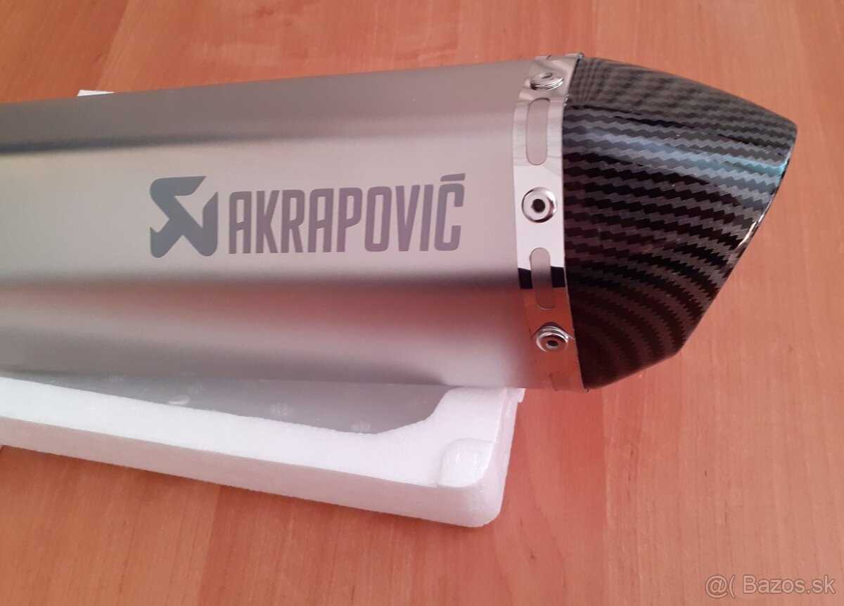 Ladená koncovka výfuku Akrapovič dlhá verzia 470mm - NOVÁ - 4