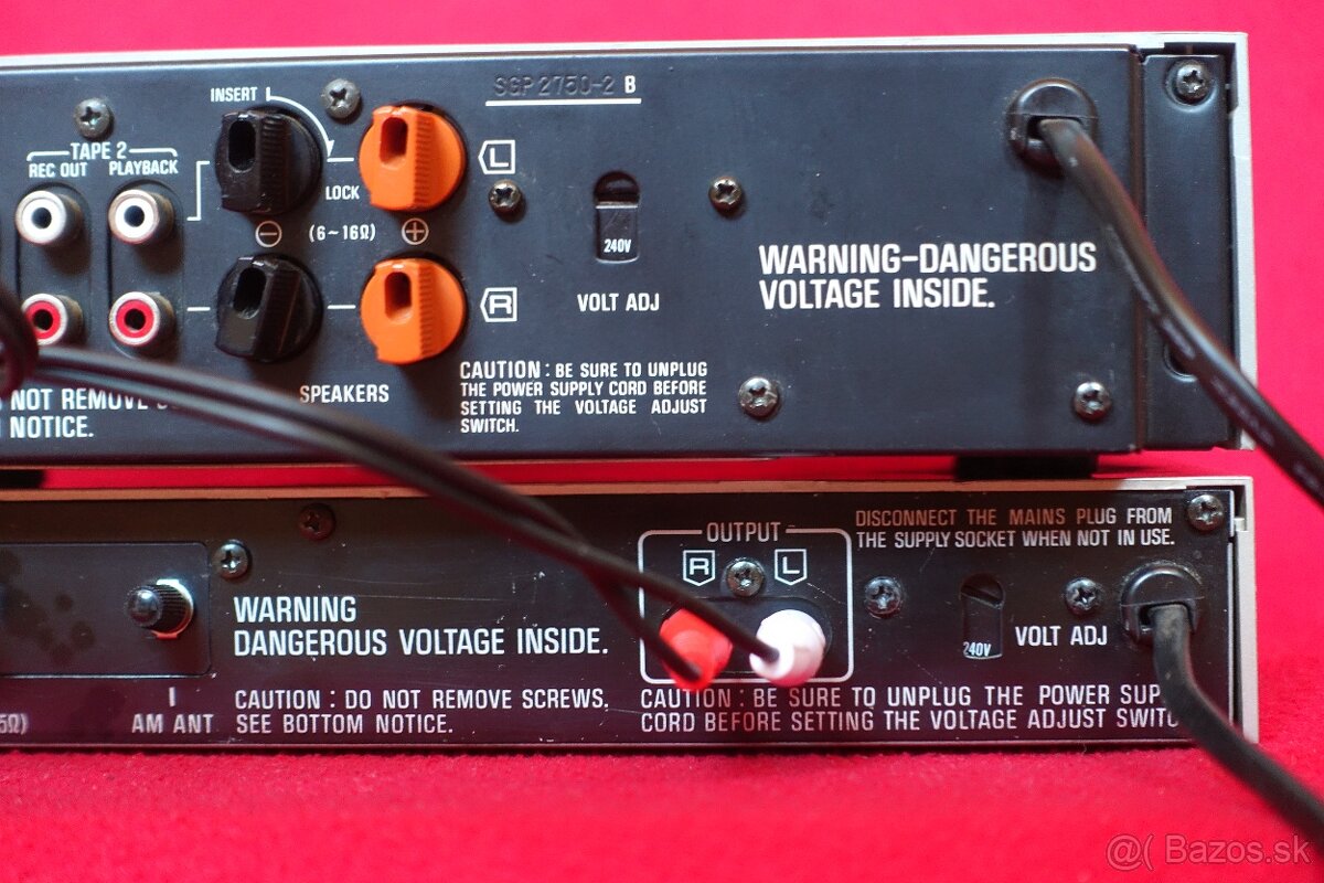 Zosilovač a rádio Technics - 4