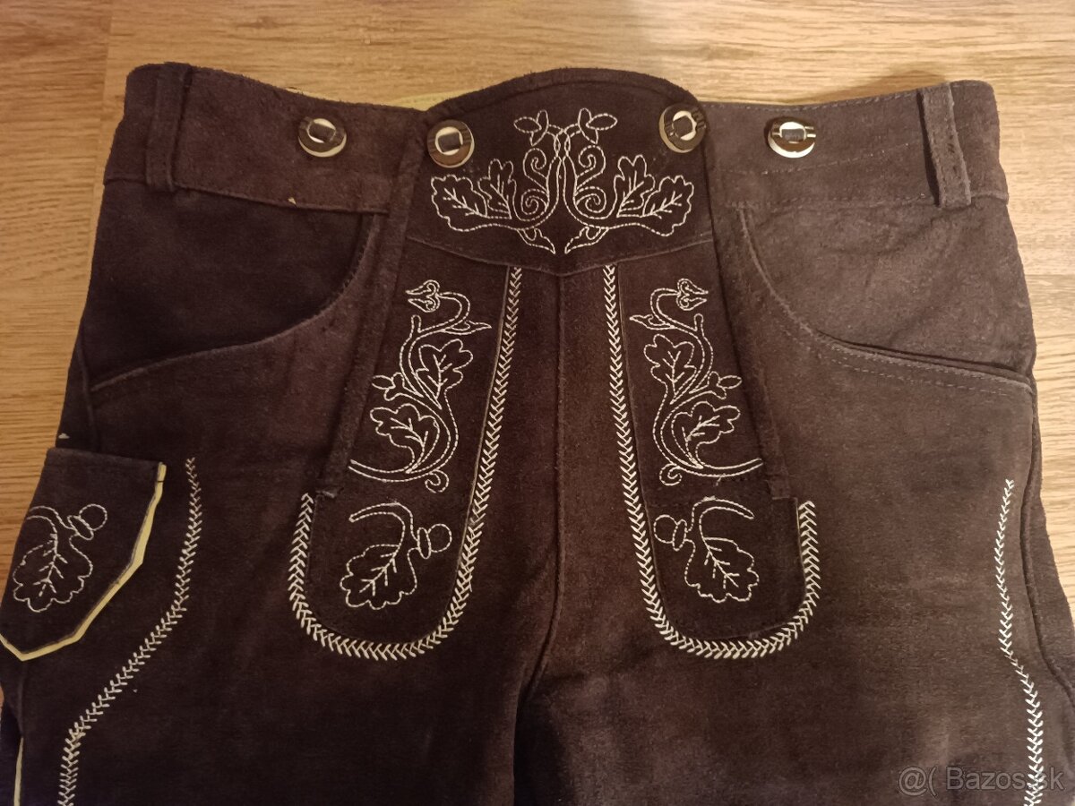 Bavorské šortky veľk. XS/S - 4