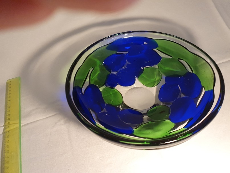 MISA SKLENENÁ DEKORAČNÁ - 4