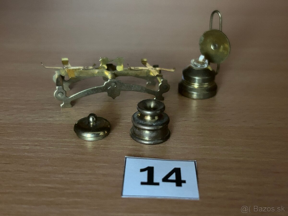 Mosadzné miniatury aj po kuse - 4