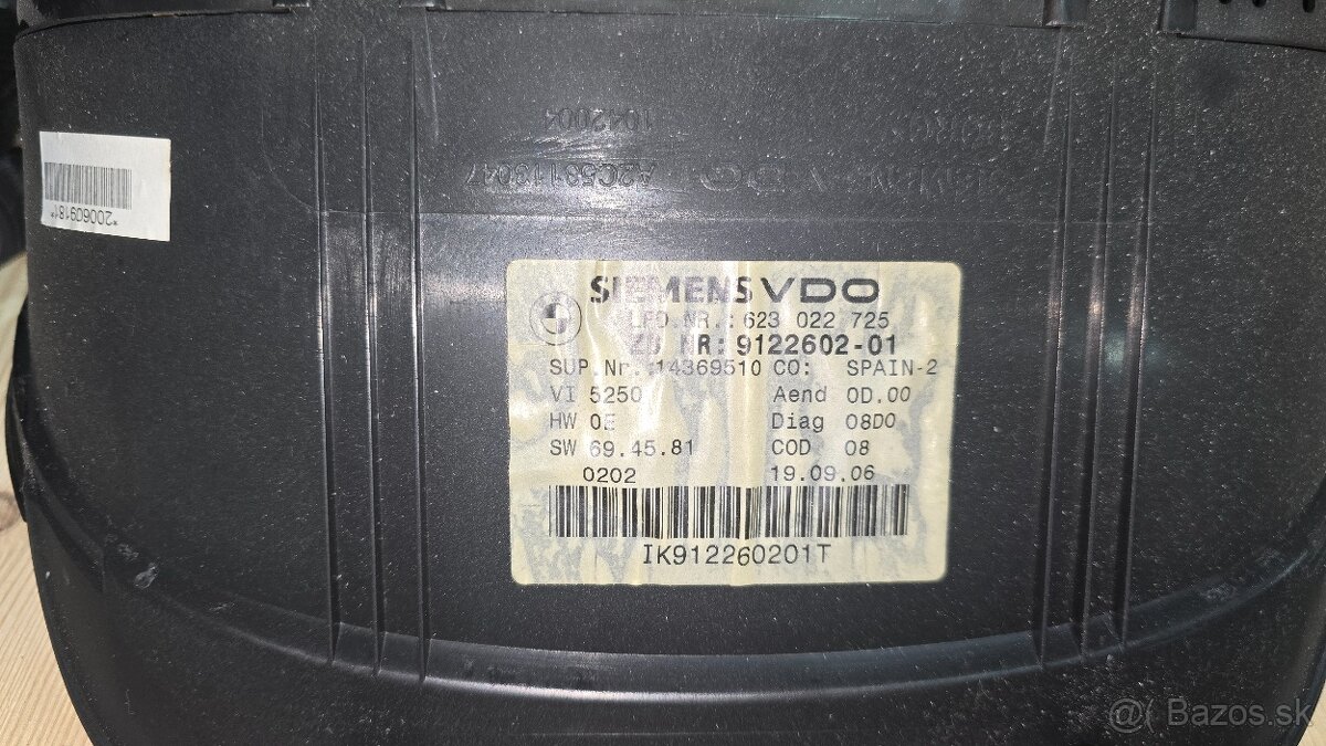 Budíky čítačka kľúča vypinac svetiel - 4