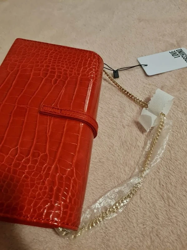 Červená kabelka Moschino - 4