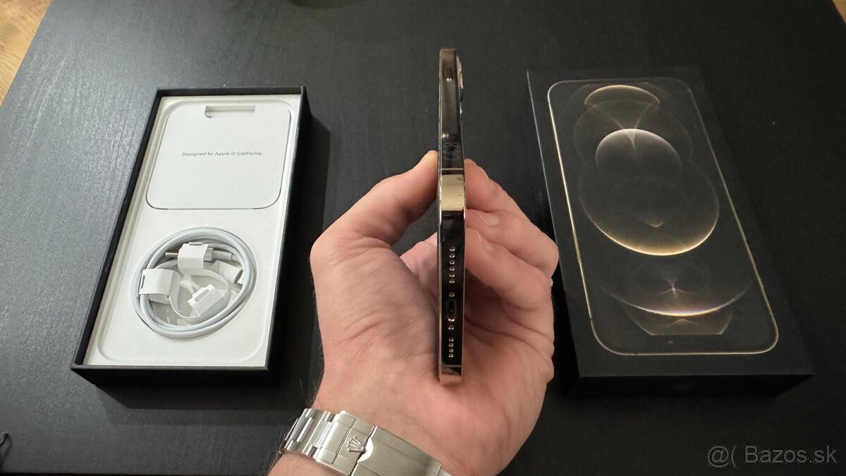 iPhone 12 Pro Max 128 GB – zlatý, TOP stav - 4