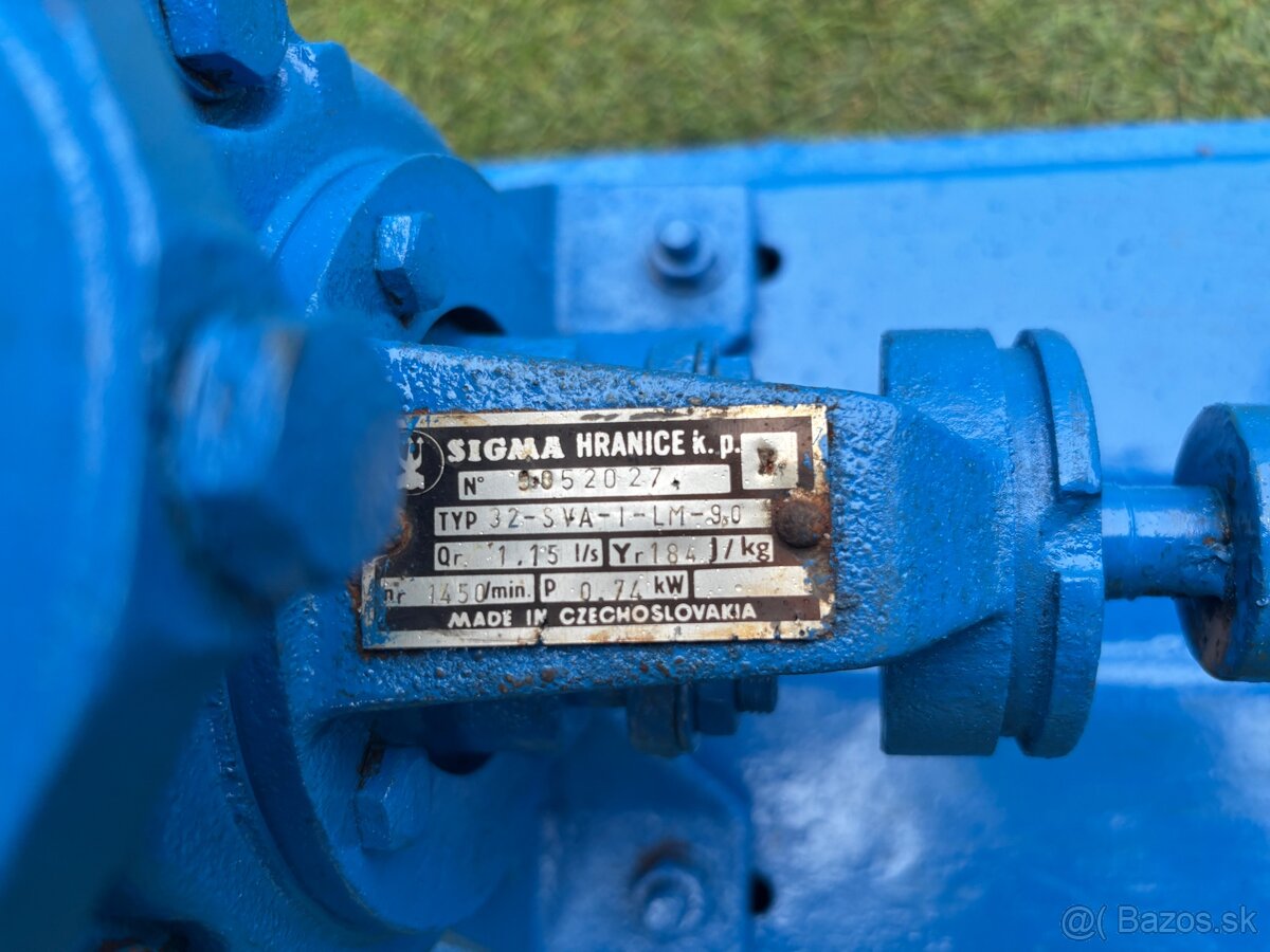 Samonasavacie 1 lamelové čerpadlo s el. motorom 370W. - 4