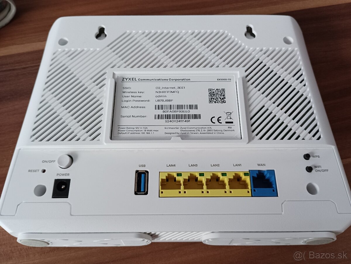 Wifi router Zyxel - 4