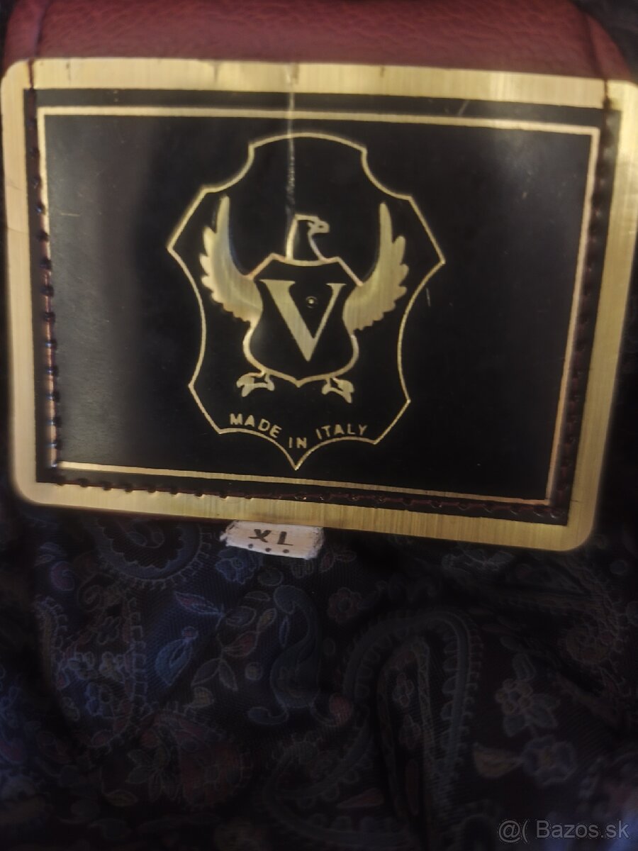 Pánska kožená bunda XL - 4