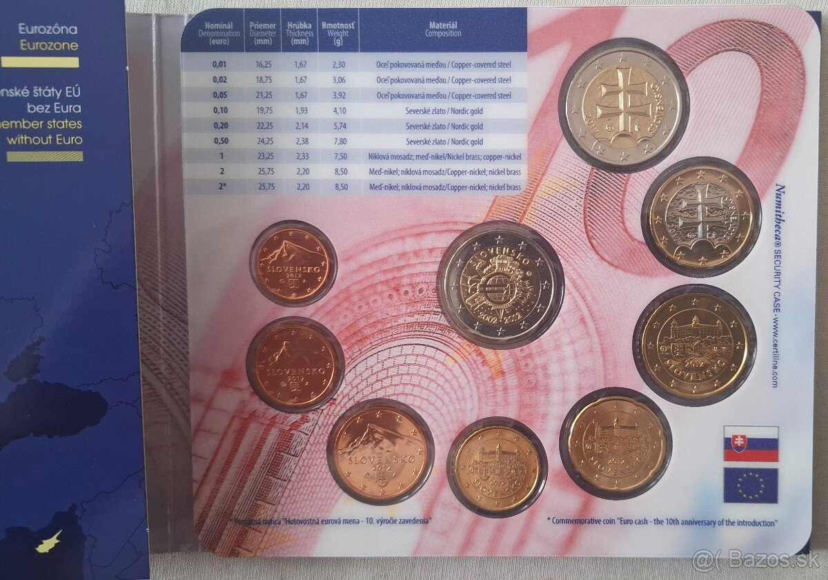 Sada mincí 10.výročoe zavedenia eura rok 2012. - 4