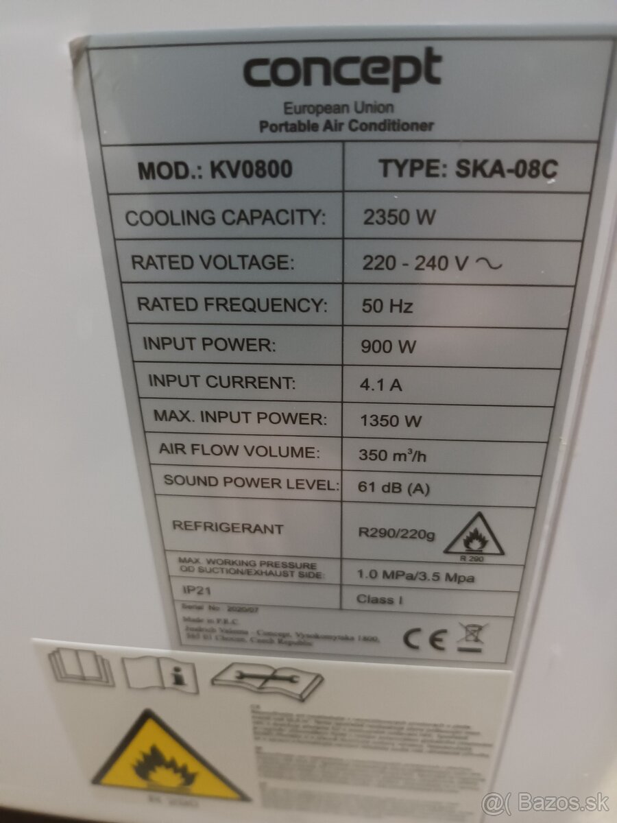 Mobilná klimatizácia CONCEPT - 4