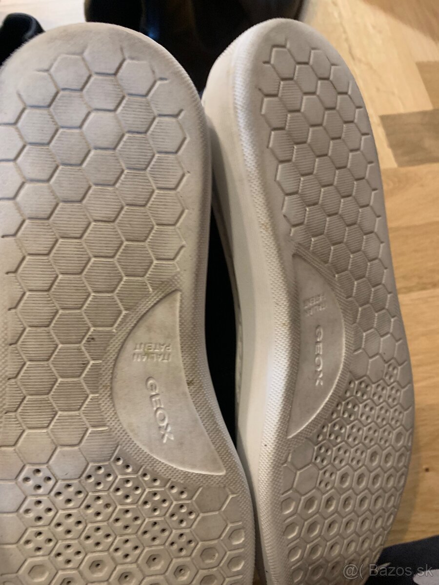 Pánske poltopánky loafery geox - 4