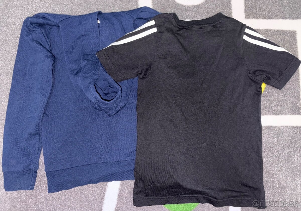 Mikina Adidas a tričko v.128 top stav - 4