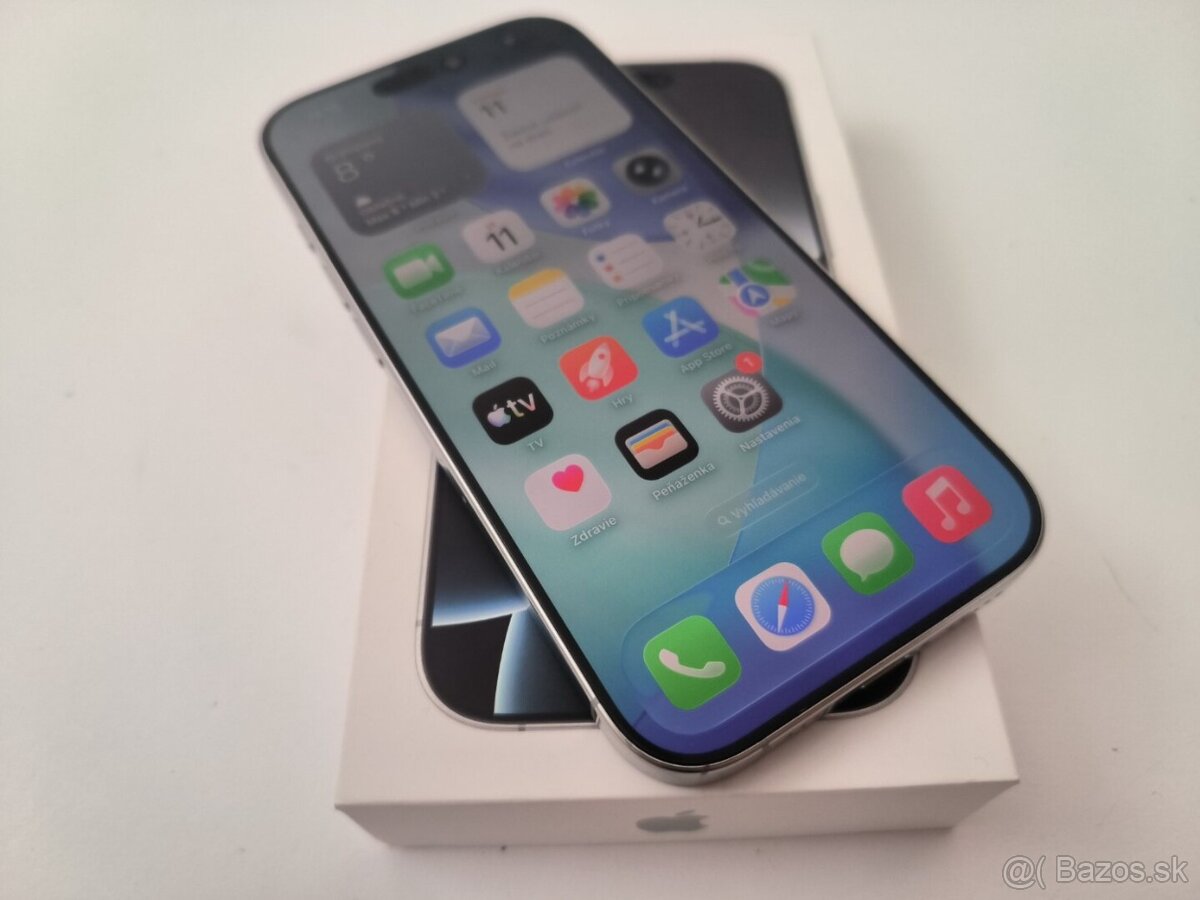 apple iphone 16 PRO 128gb White Titanium 92% Batéria - 4