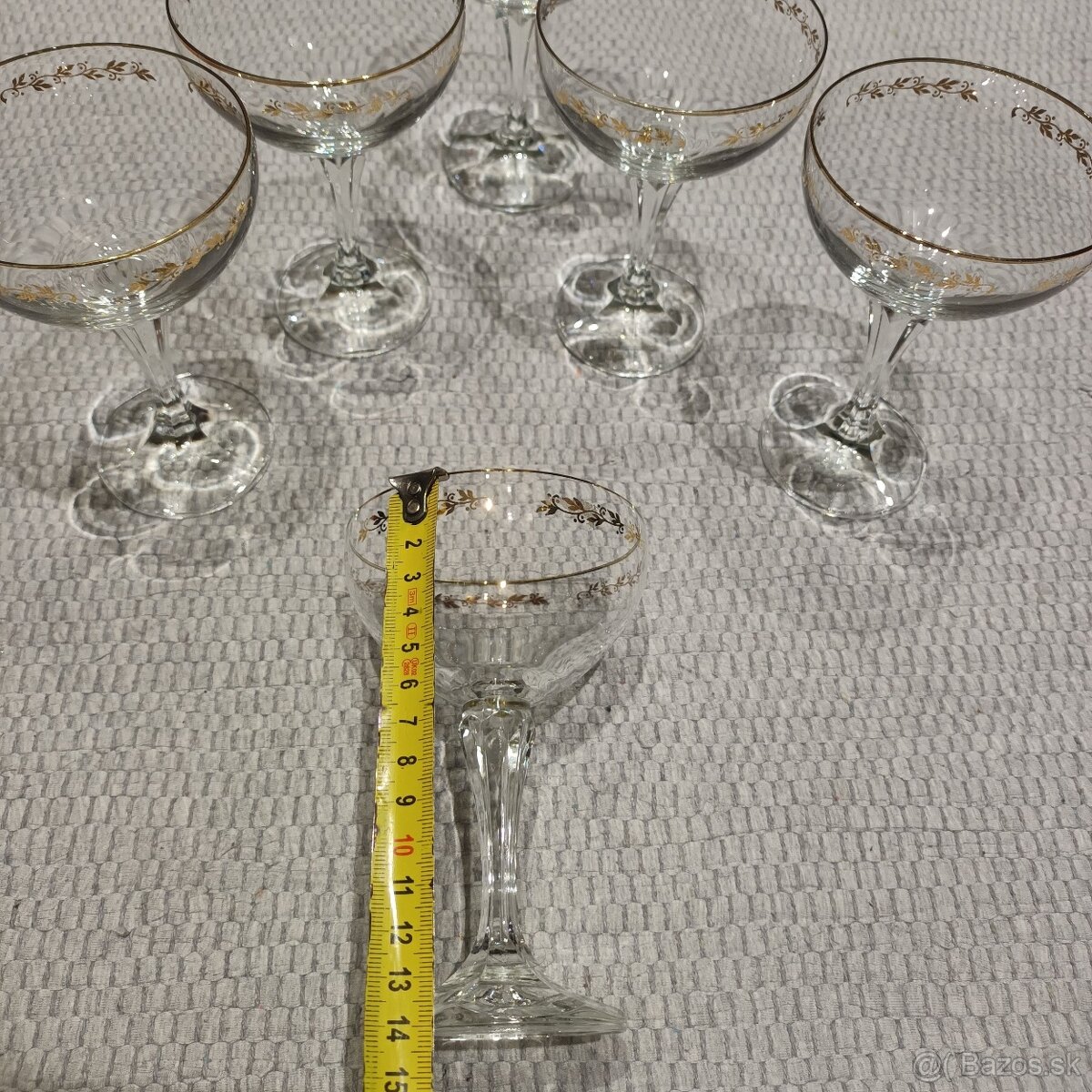 Sklenené poháre na stopke - 4