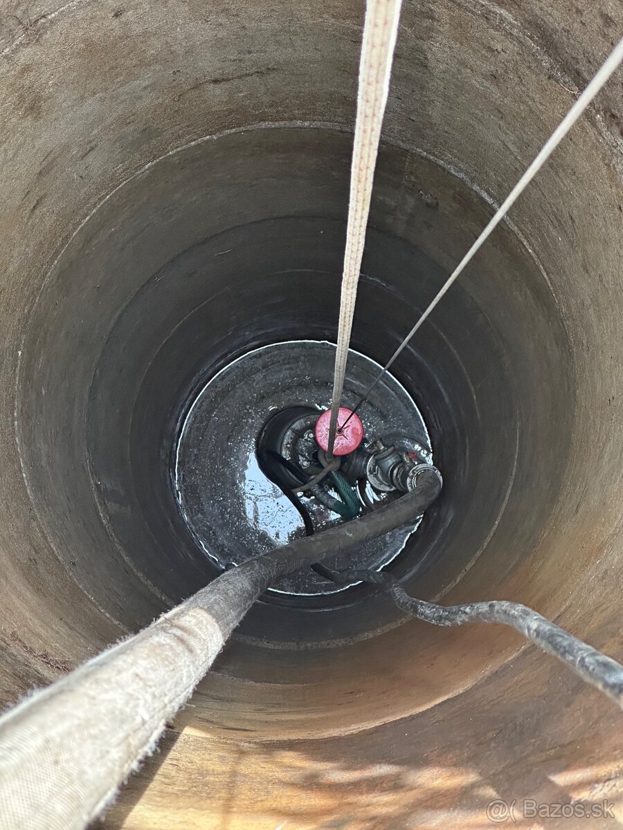Čistenie studní, osádzanie skruží, napojenie studne - 4