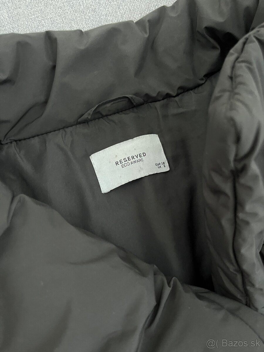 Damska cierna tepla bunda c. 38/M - 4