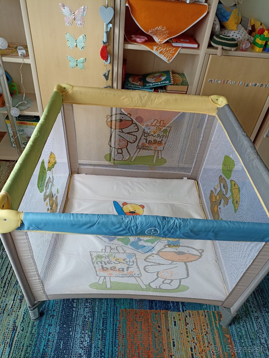 Detská ohrádka / postielka Amalfy, skladacia prenosná - 4