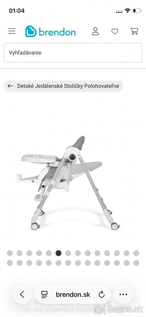 Detská jedálenská stolička multifunkčná 3+ - 4