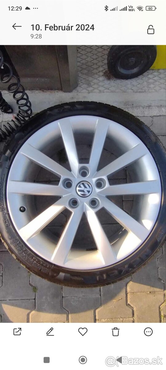 Predám hliníkové disky R18 - Alaris - 4