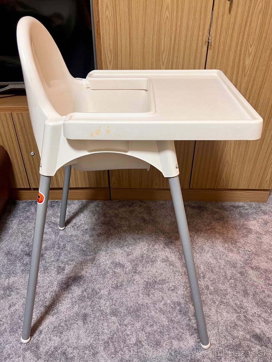 ANTILOP detská vysoká stolička / podnos IKEA - 4